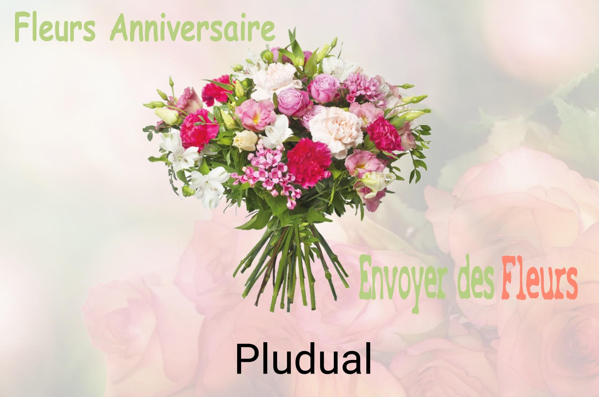 Bouquet de fleurs d’anniversaire livré à Pludual